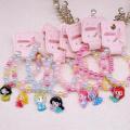 Cute Cartoon Bracelet For children kids Princess Glass Beads Charm Bracelet Baby Girls kids Hand Accessories. 