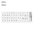 Non Degumming Italian Alphabet Layout Russian Multi-Language Deutsch Laptop PC Keyboard Decal Alphabet Button Layout Letter Protective Film Keyboard Stickers. 