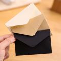 Black Vintage Office Supplies Greeting Card Cover Wedding Invitation Letter Paper Small Paper Envelope Card Holder Kraft Blank Envelope Window Envelope. 