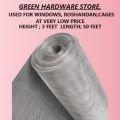 Stainless steel wire mesh (jali) for windows height 3 feet length 50 feet. 