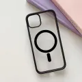 Phone Case For Apple iPhone 8,Magsafe Magnetic Wireless Charging Matte Transparent Acrylic Hard Cover. 