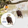 Fake Owl Realistic Decoration Owl Scarecrow Bird Scarer Fake Owl Statue Decoy for Garden Decor. 