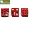 Tube Rack – Multifunction Tube Rack – PCSR Tube Rack – PCR TUBE RACKS Multi-function for def. sizes - 4-Way Heavy Duty Autoclavable Plastic Multiple 50ml 15ml 1.5ml and 0.5ml Micro Centrifuge Tube Rack. 