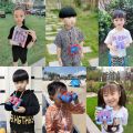 Disney Kids Telescope Outdoor Zoom Binoculars Anti-skid Portable Binocular Magnifier Toys for Children Frozen Spiderman. 