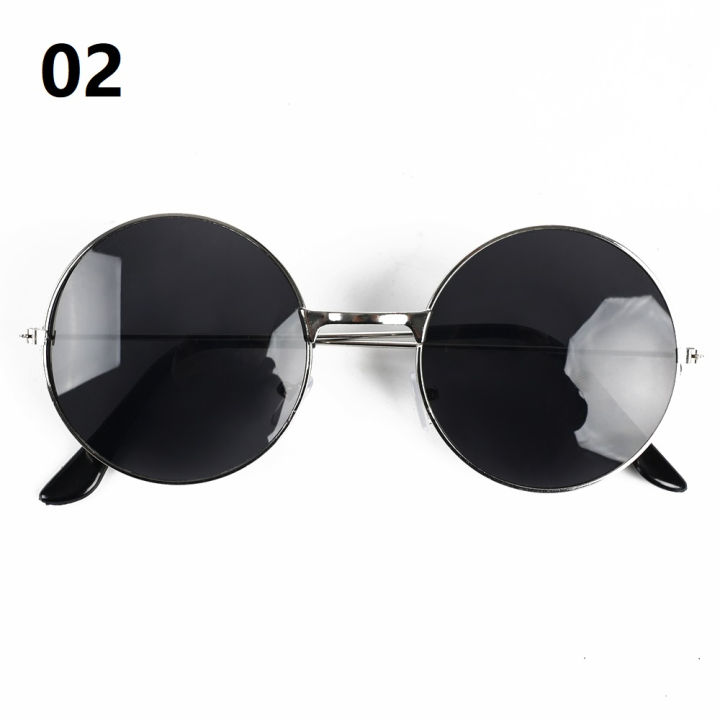Round Sun Glasses Anime Jujutsu Kaisen Glasses Gojo Satoru silver frame Sunglasses