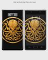 LG Optimus L7 P700 Phone Skin Front Back And Sides Golden Stamp Style-1wall1164. 