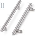 8 inch Stainless Steel Cabinet Handles, Brushed Nickel Kitchen Hardware Drawer Pulls, T Bar Drawer Pulls,  Interior Door Handles for Cabinets,Cupboard, Pack Of 2, 4, 10 And 20.. 