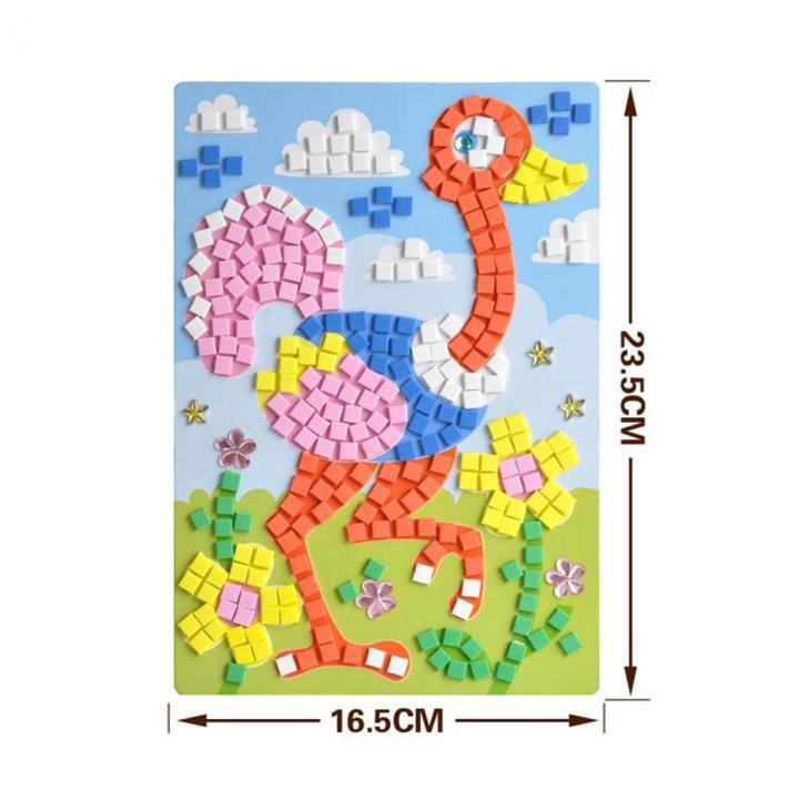 Puzzle Toys Kids Game Early Educational Creative Arts Craft DIY Kits 3D ...