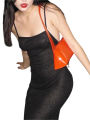 Female Long Slip Dress, Summer Solid Color Sleeveless Spaghetti Strap Backless One-Piece, Black, S/M/L. 