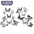 Green forest 3D Wall Stickers Shiny Effect Simulated Butterfly Wall Stickers Room Decor. 