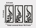 3 Pcs Wooden Wall Art Panels - Modern Home and Office Decor. 