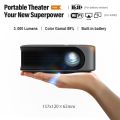 AUN MINI Projector WIFI Portable Home Theater Cinema Battery LED Projectors for 4k Movies. 