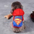 27Pets New Pet Cat Dog Coat Superhero Costume Superman Puppy Pet Hoodie Coat Small Dog Clothes Dog Winter Clothes Pet Supplies. 