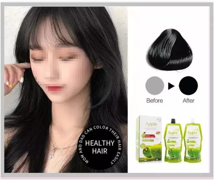 Apple%20Hair%20Color%20Cream%20Chemical%20free%20Original%20Gray%20Coverage%20Hair%20Dye,%20Natural%20Black%20500x2ml%20(Apple%2096)%20-%20Image%202