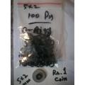 100Pcs O-Ring 5X2 - Inner Dia:5mm X Thickness:2mm and Outer Diameter: 9mm ORing. 