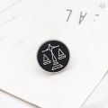 Libra Scale Badge Brooch For Lawyers Judges Justice Symbol Badge For Shirt Coat Premium Quality Jewelry Accessory For Men And Women. 