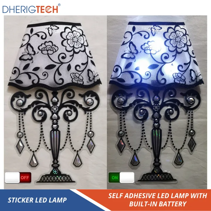 LED%20Lights%20Sticker%203D%20Embellishment%20Art%20Sticker%20Lamp%20Shape%20Attractive%20For%20Wall%20Decor%20Lamp%20Sticker%20-%20Image%202