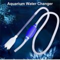 Aquarium Cleaner Vacuum Handheld Siphon Pump with Filter Nozzle Fish Tank Water Air Pump Cleaning Accessories. 