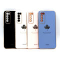 Huawei Nova 7 Back Cover Soft Multi Golden Border Camera Protection Cover For Huawei Nova 7. 