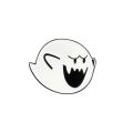 【HOT】 Super Boo Pins Brooches Badges Enamel Pins Backpack Bag Hat Leather Jackets Fashion Accessory Super White Ghost Game Fans Gifts. 