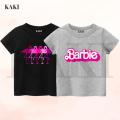 Pack of 2 - Black and Grey Cute T-Shirts for Baby Girls. 