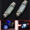 New  DC 12V 3 Green LED Car Auto Interior Dome Light Bulb Lamp 39mm. 