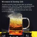 Square Glass Teapot with Heat Resistant Stainless Steel Infuser, Borosilicate Glass Teapot, Glass Tea Kettle. 