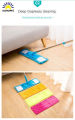 Flat Floor Mop Mop - Floor Cleaner, Home Cleaning Supply, Flat Mop, Microfiber, Wet & Dry Mop, Flat Floor Mop Microfiber with Extendable and Adjustable Steel Rod by KOROPAL. 