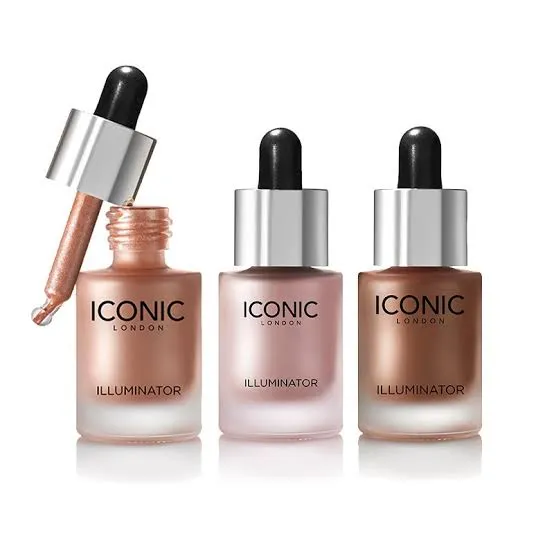 Pack of 3 Highlighter  ICONIC london Illuminator Liquid Highlighter