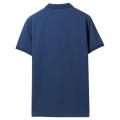 Giordano men polo shirt frog embroidery mini pattern tops for men stretchy cotton blending 01019382. 