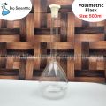 Volumetric Flask, 500ml – Clear-Fitted with Polypropylene Stopper - Class A, Tolerance ±0.10 ml - White Graduation Mark - Borosilicate Glass –NORMAX. 