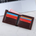 3 Folding Money Clip for Men Short PU Wallet Business Card Holder Driver's License Package Cash on Delivery Items Male Purse. 