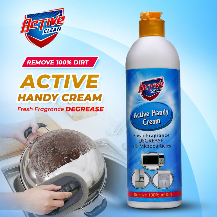 Active clean Handy Cream  Rust removal - 400ml - STAINLESS STEEL CLEANER, Metal  Rust removal multifunctional Cream, Kitchen Cleaner Rust removal Cleaner  Multifunction Universal Household Rust Remover , Zang Remover