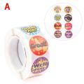 500pcs “good job" reward sticker 8 designs cartoon words sticker good for kids Lonni. 