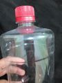 6 pcs 1 Liter 8.5 inch long Empty clear Pet Plastic Bottle with cap For Water Storage oil  and different usage clear 1 liter  Bottle. 