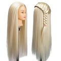 Hair Dummy White For Learning Hair Styling And Cutting etc. 