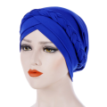 Style Hijab Turban Fashionable Braid Toe Cap Milk Silk Inner Cap Single Twist Silk Braided Turban for Wear Daily. 