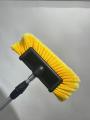 Solar panel cleaning brush 12ft and 5ft with aluminium rod and soft brush with water on/off button. 