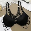 GlamourSecrets Butterfly Style Bra For Women's Front Open Padded Bras For Bridals Push Up Style Front Open Bra For Girls. 