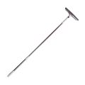 Glass Cleaning Tool Double-Sided Telescopic Rod Window Cleaner Squeegee Wiper Long Handle Rotating Head Brush Silicone Scrubber. 
