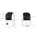 GSS CS996 3MP Indoor WiFi PT Smart Camera (Single Lens / Dual Lens) | 2K HD | Human Detection | Color Night Vision | Two Way Audio | Wireless CCTV. 