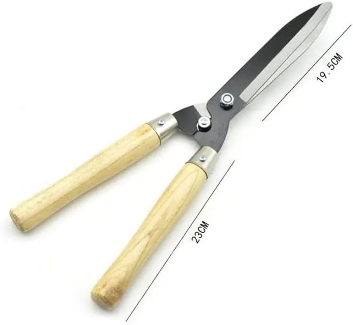 Gardening Scissors With Wood Handle Good Quality for trimming plants Plant cutter pruner high quality sharp gardening tool,Clippers for the garden Pruning shears hand pruner