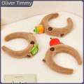 [Oliver Timmy] Trendy Cute Headband Cartoon Capybara Bands Fashionable Head Hoop For Women Girls Sweet Versatile Hair Accessories Gifts. 