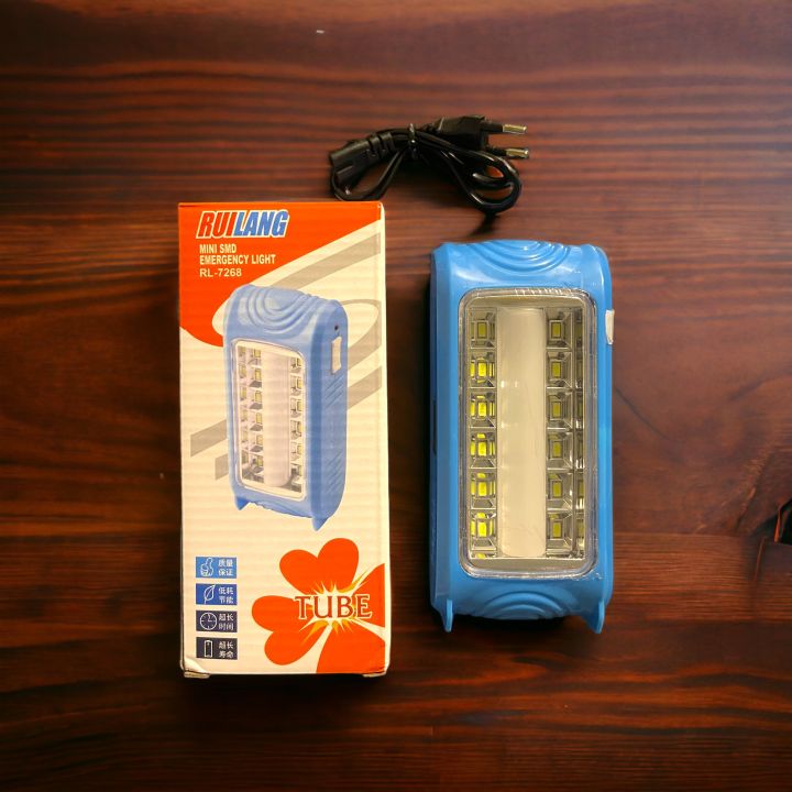 RUILANG Emergency Light Led and Rechargeable Led Lantern and Tube RL-7268 - Emergency Charging Light - Rechargeable Light