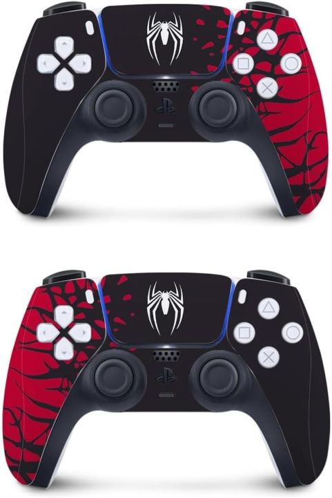 PS5%20%20Slim%20Digital%20Edition%20version%20(%20Not%20Disk%20Version%20)spider%20skin%20with%202%20controller%20skin%20%20(not%20silicone%20cover%20%20and%20not%20included%20console)%20-%20Image%202