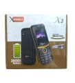 XMobile X3 - Dual Sim - 2800mAH Battery - Dedicated Music Keys - 1.8 Inch Display - Smart Camera - Auto call recording - Wireless FM Radio - Power LED Torch Light - Audio & Video player - PTA Approved - Memory card supported upto 32GB. 