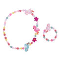 Kids children cartoon beads necklace jewelry girls gift. 