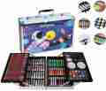 Space Colouring Kit - 145pcs Astronaut  Art Set with Aluminum Case for Kids. 