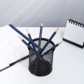 Metal Mesh Pen Container Round / Metal Mesh Pen Container / Pen Pencil Holder Organizer / Cosmetic Round Pen Stand Holders / Stationery Container Desk Organizer / Metal Round Container Art # SS-MRC01 (6 pcs). 