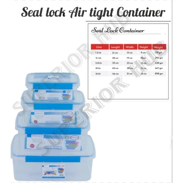 PLASTIC AIRTIGHT/SEALOCK FOODCONTAINER